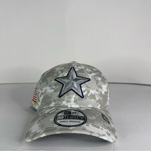 New Era Dallas Cowboys Salute to Service 39THIRTY Camo Hat S/M NFL 2025 Camo NEW